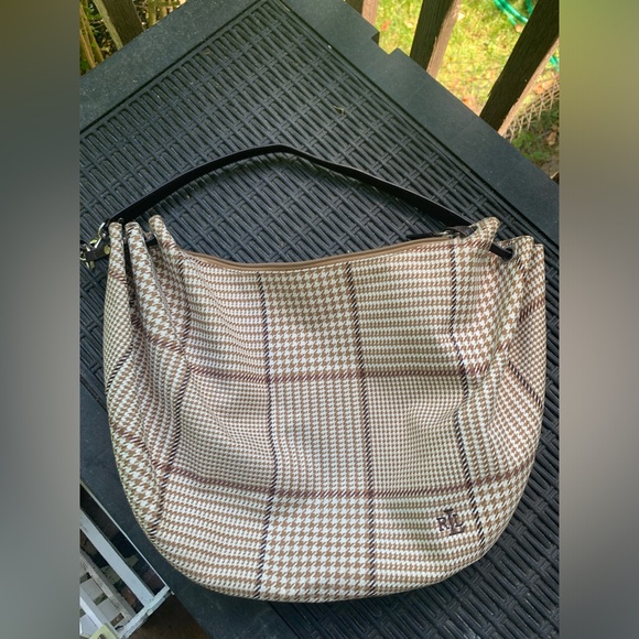 Ralph Lauren Handbags - Ralph Lauren houndstooth bag.